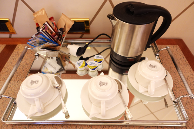 スターホテルズ・マジェスティック・トリノ Starhotels Majestic Torinoのティーセット