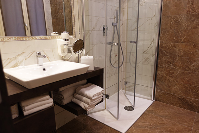 ベスト ウェスタン プレミア ミラノ パレス ホテル（Best Western Premier Milano Palace Hotel）の浴室の写真