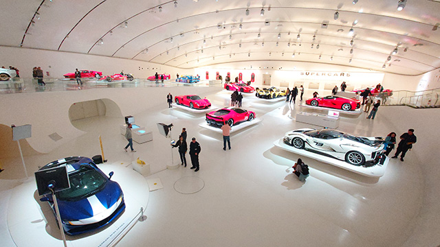 エンツォ・フェラーリ生家博物館の館内写真