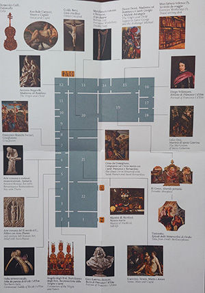 エステンセ美術館（Galleria Estense）の地図