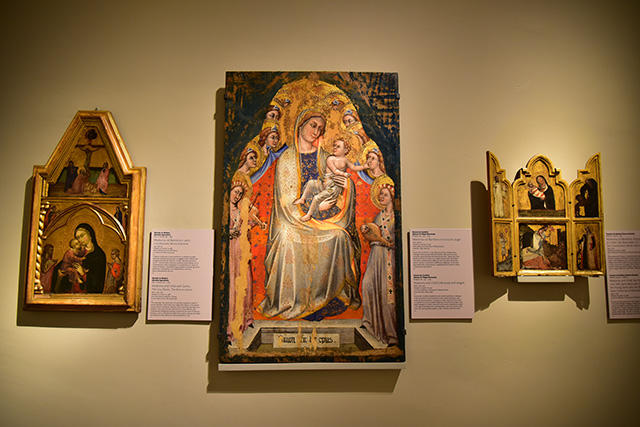 Simone dei Crocifissi『Madonna col Bambino introno fra angeli』