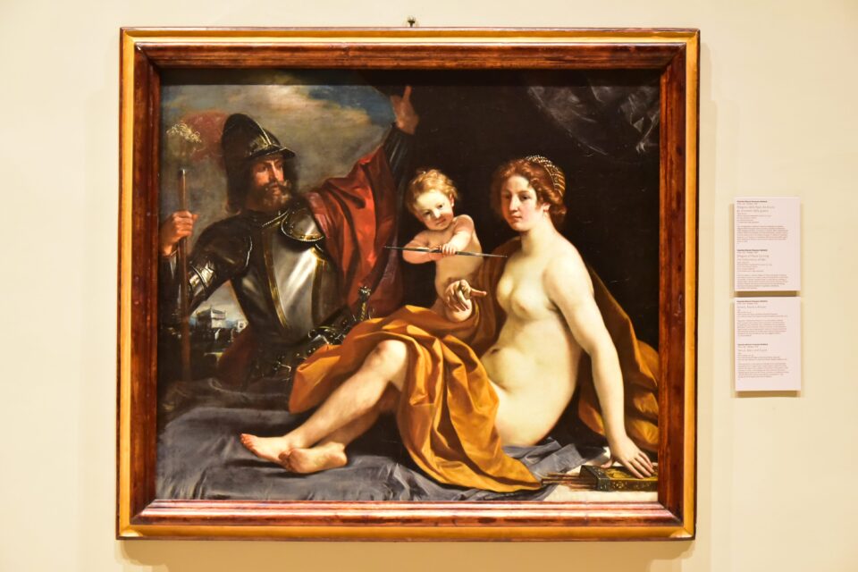 グエルチーノ『ヴィーナスとキューピッド、マルス』